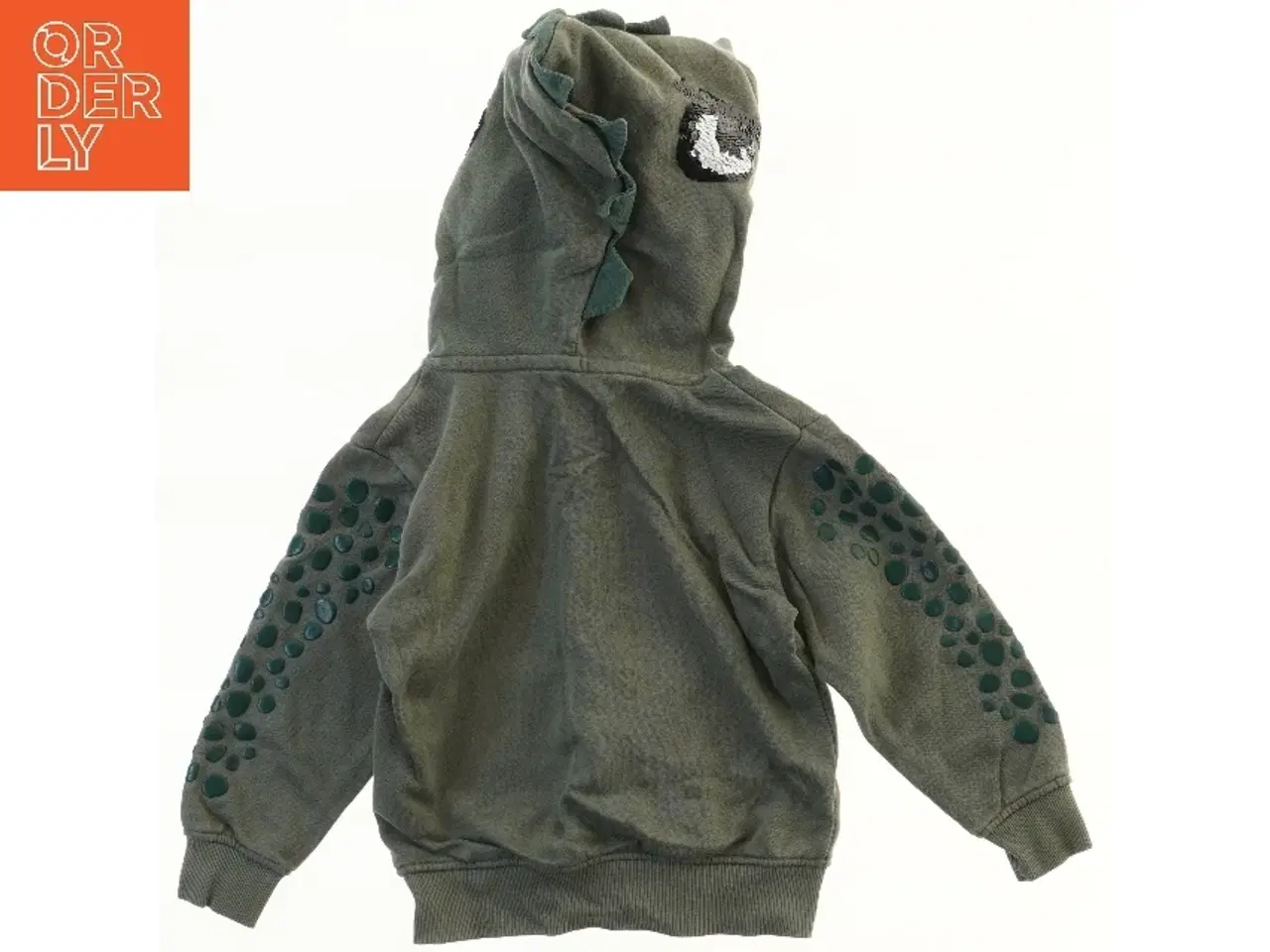 Billede 2 - Børne hættetrøje med dinosaur motiv fra H&M (str. 104)