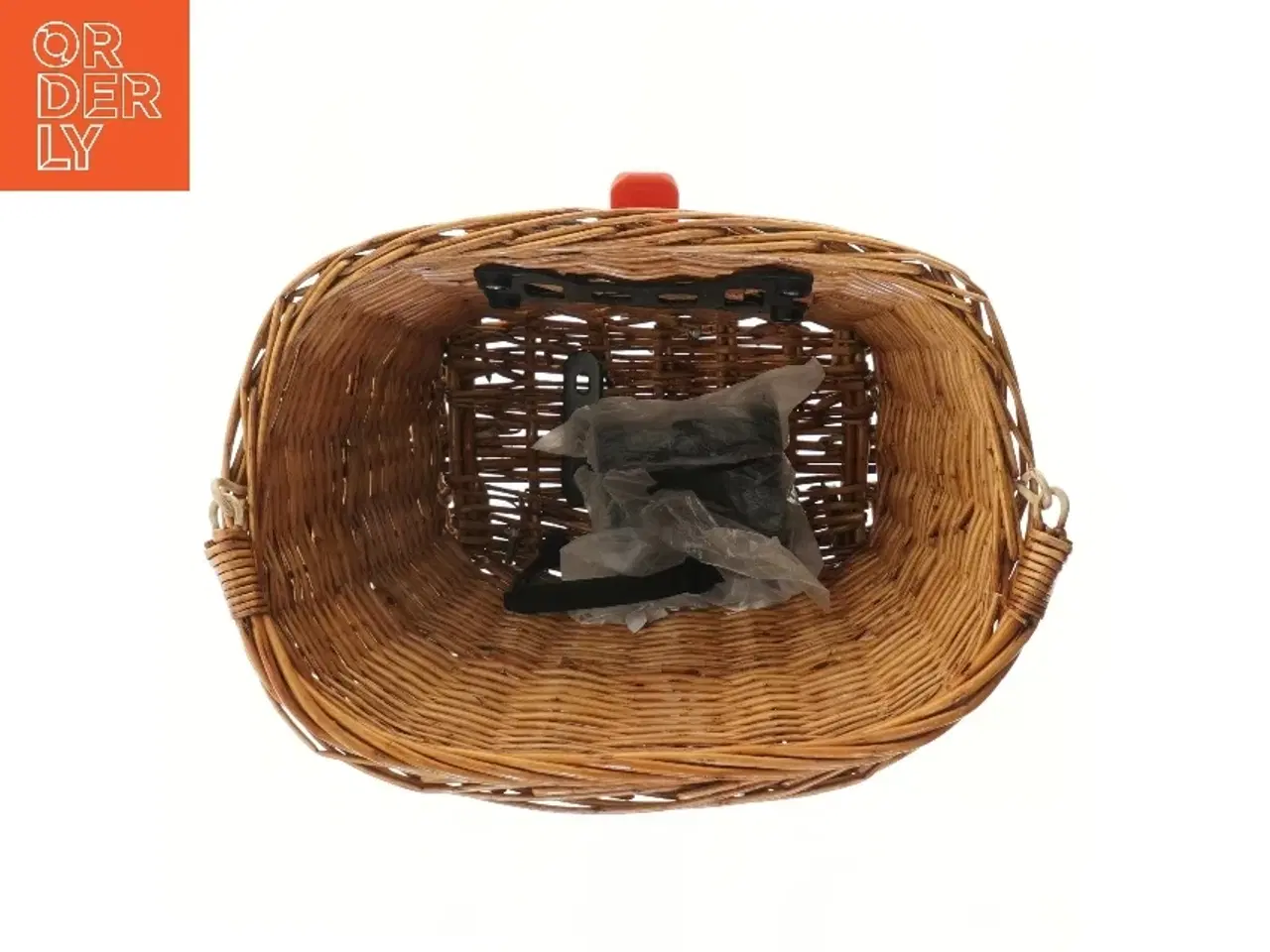 Billede 2 - Cykelkurv i flet (str. 25x35 cm)