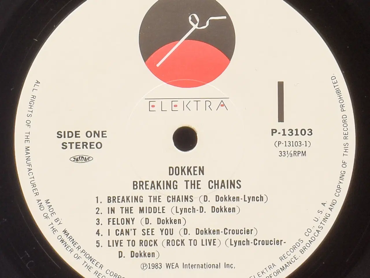 Billede 5 - Dokken - Breaking the Chains - JAPAN 1985 -EX/EX