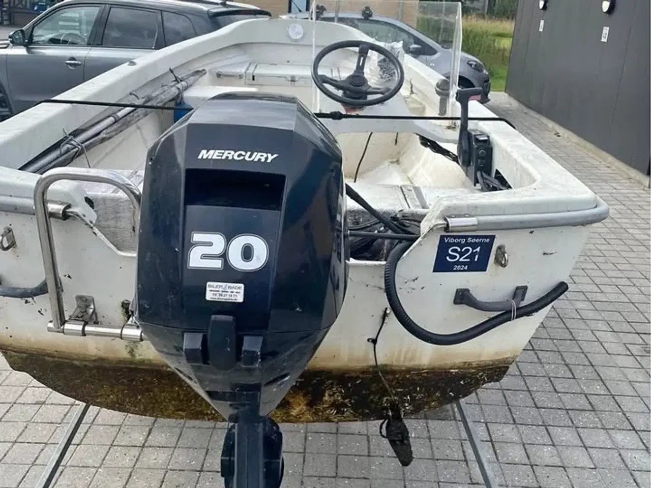 Billede 1 - Cresent 434 Styrpult jolle med 20HK Mercury 4 takt