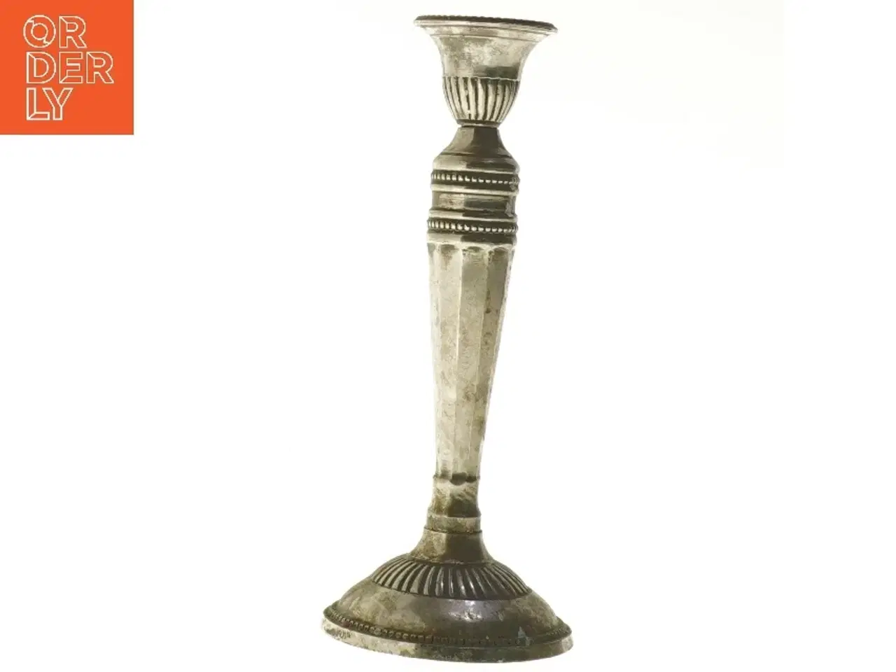 Billede 2 - Vintage lysestage i metal (str. 20 cm)