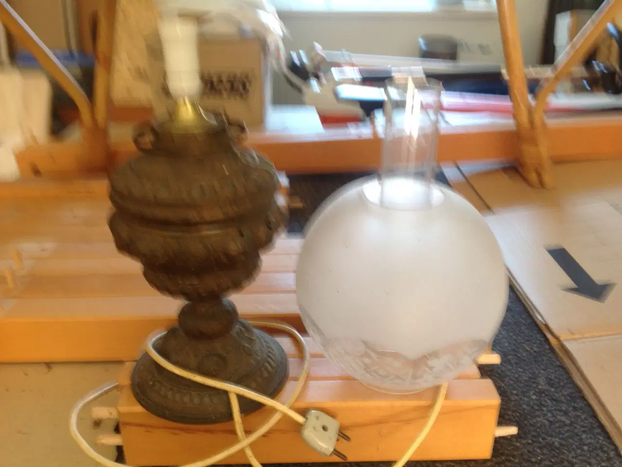 Billede 2 - Petroliumslampe