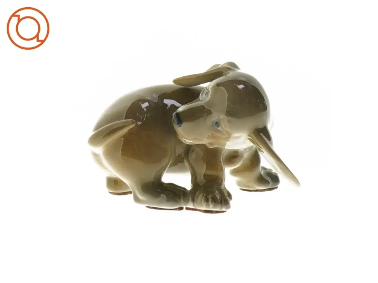 Billede 1 - Gravhund, Royal Copenhagen. RC 1407, (str. 10 x 8 cm)