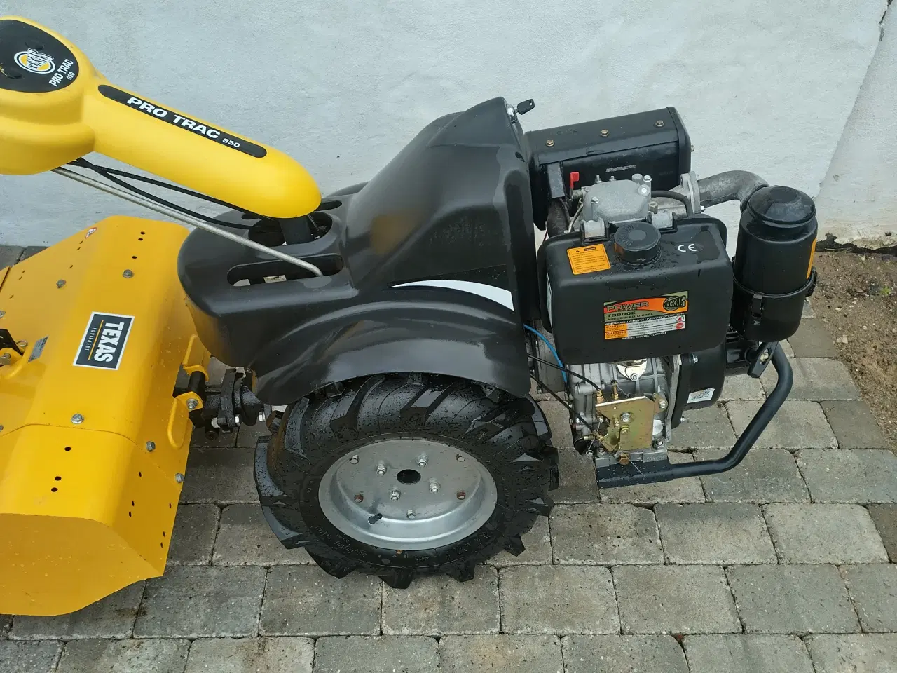 Billede 2 - Texas pro trac 950 diesel fræser + kost