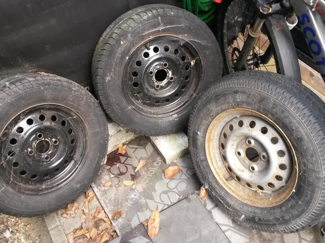 Billede 1 - Trailer hjul 13" med 4x100 bolthuller