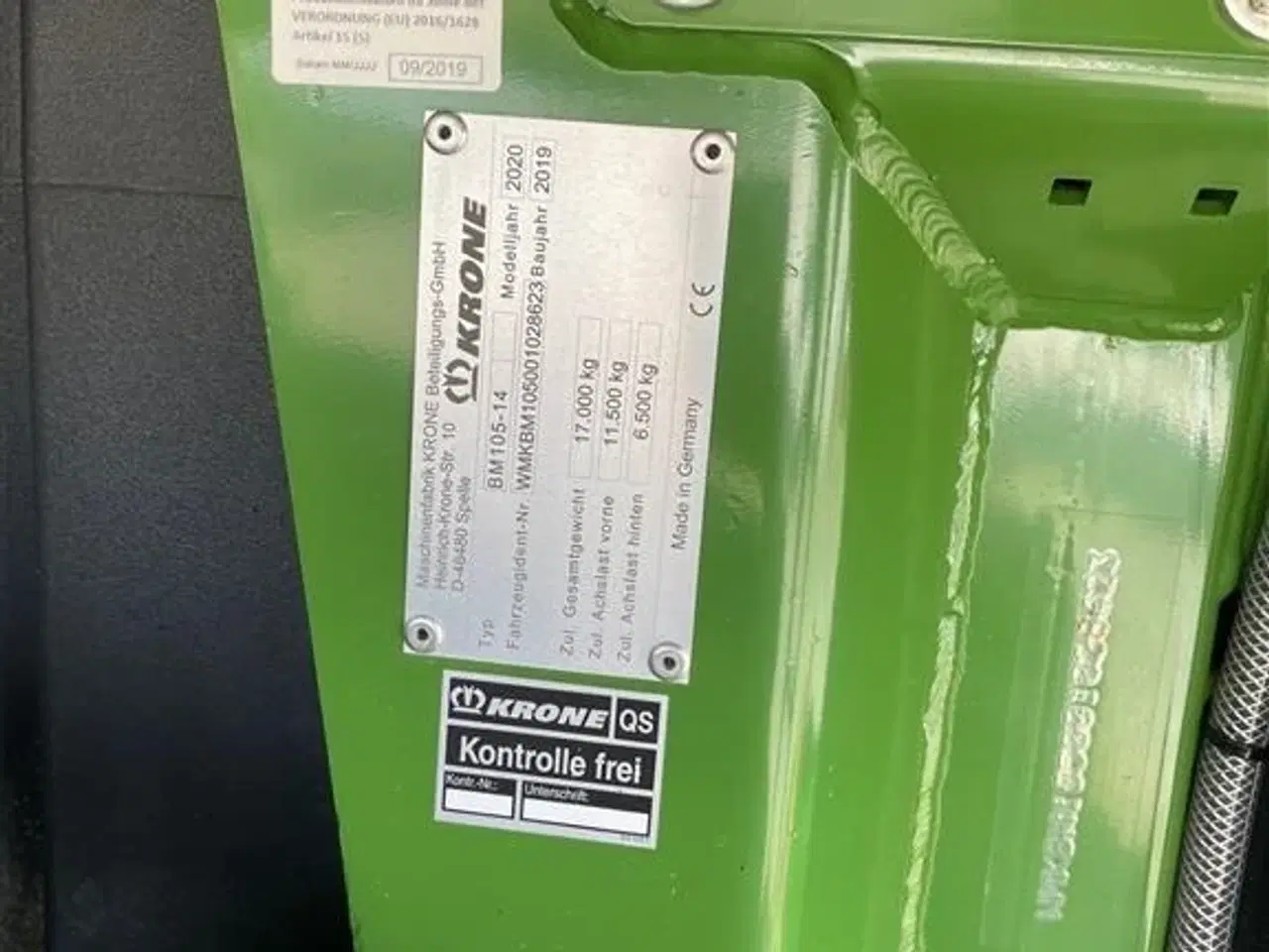 Billede 13 - KRONE BIG M 450 grassking med snegle