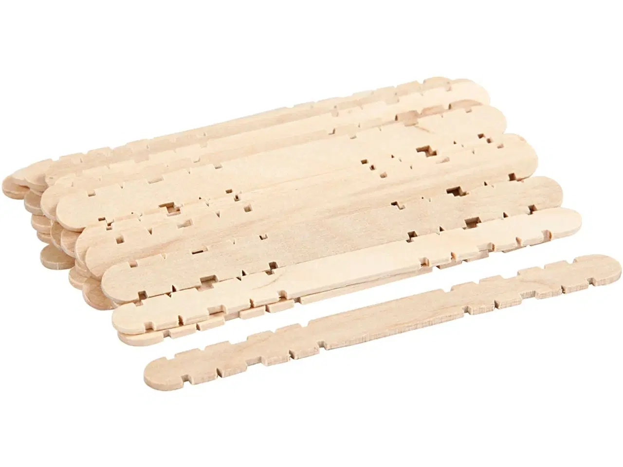 Billede 1 - Konstruktionspinde i Træ - 30 stk. til Kreative Projekter