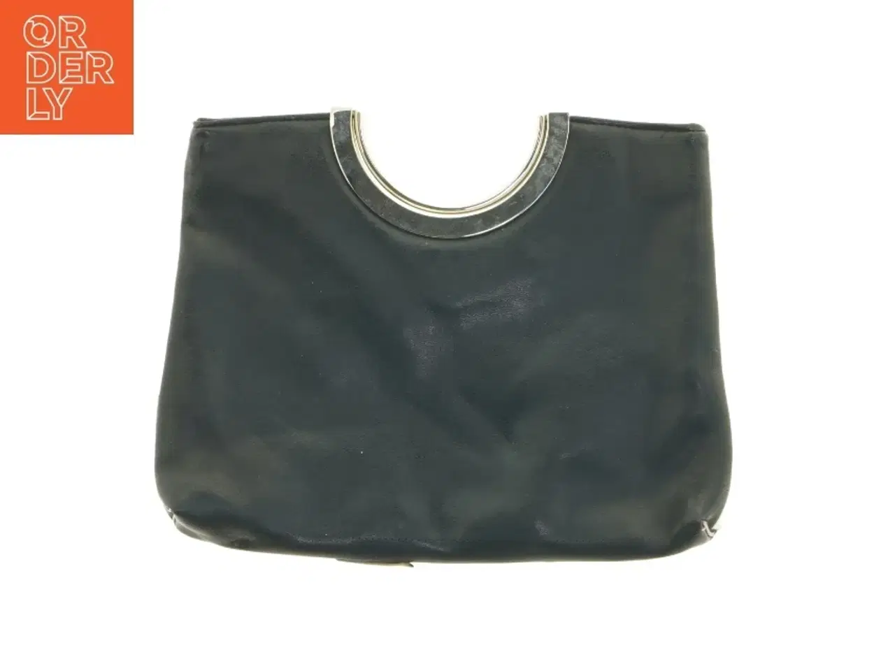 Billede 2 - Sort og hvid håndtaske med metalhåndtag fra Aldo (str. 30 x 23 cm)