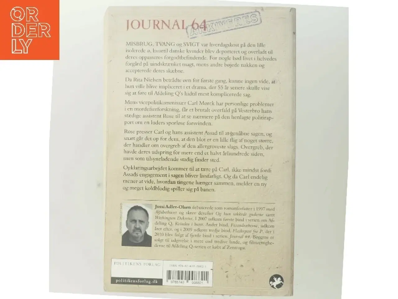 Billede 3 - Journal 64 : krimithriller af Jussi Adler-Olsen (Bog)