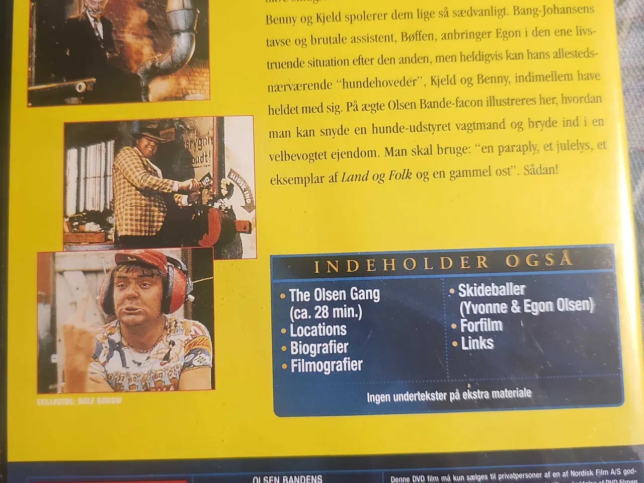 Billede 2 - Olsen-Banden Sidste Bedrifter DVD med familiefilm