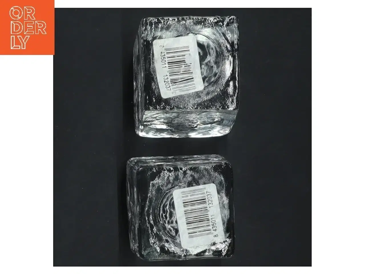 Billede 2 - Glas lysestager (str. 8x5x5 cm)