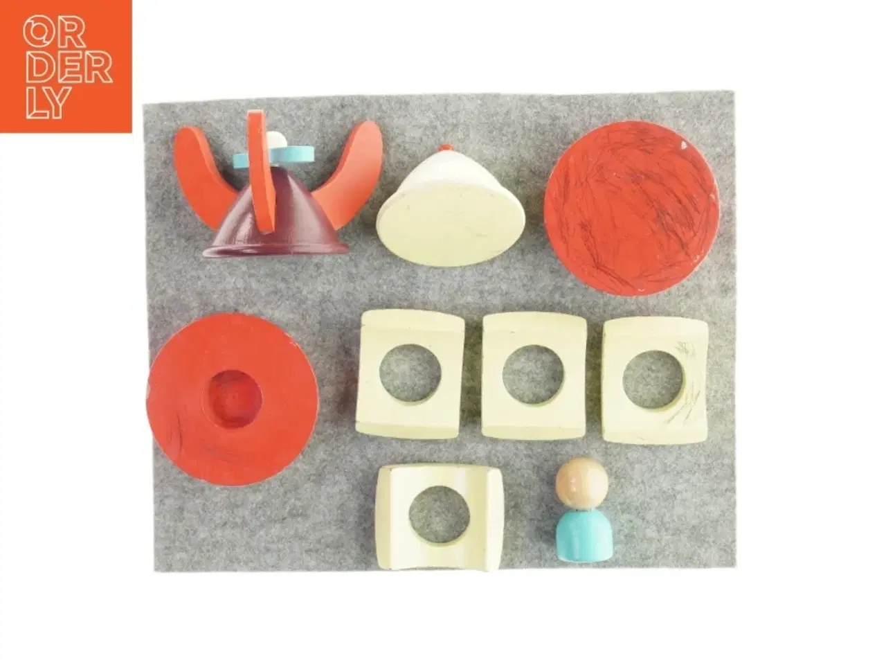 Billede 2 - Træ bygge figur