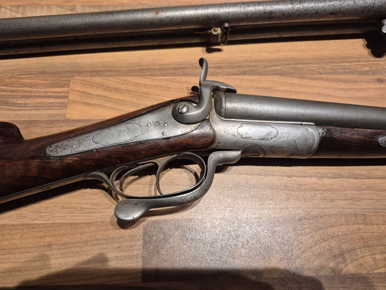 Billede 3 - 2 fine antikke belgiske/hollandske s/s pinfire 12.