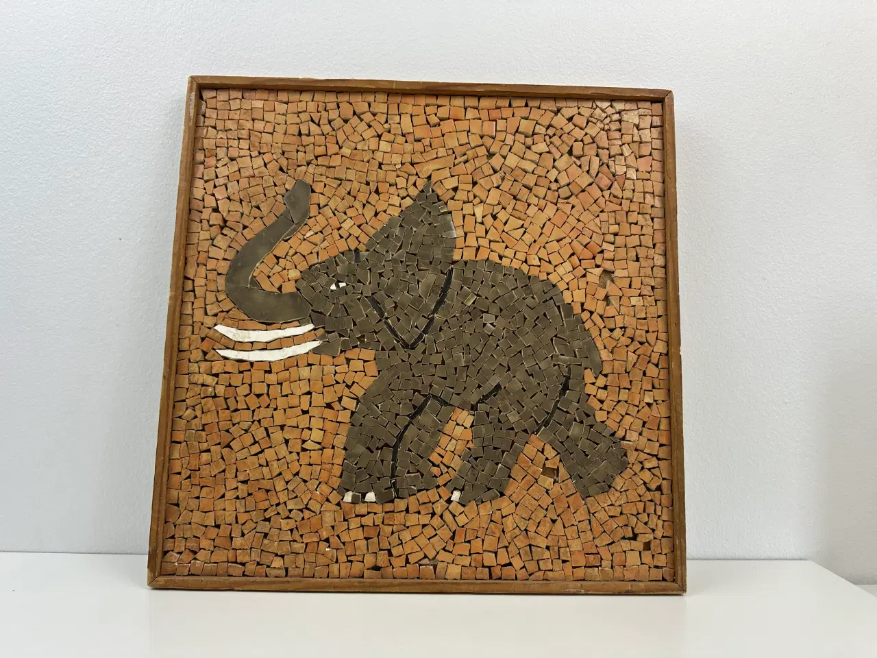 Billede 2 - Retro mosaik, Elefant