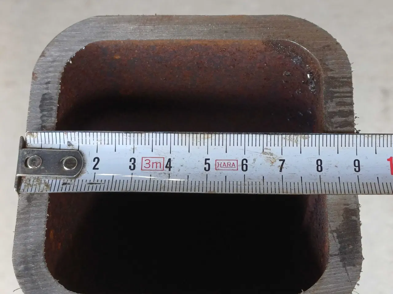 Billede 1 - Firkantet jernrør