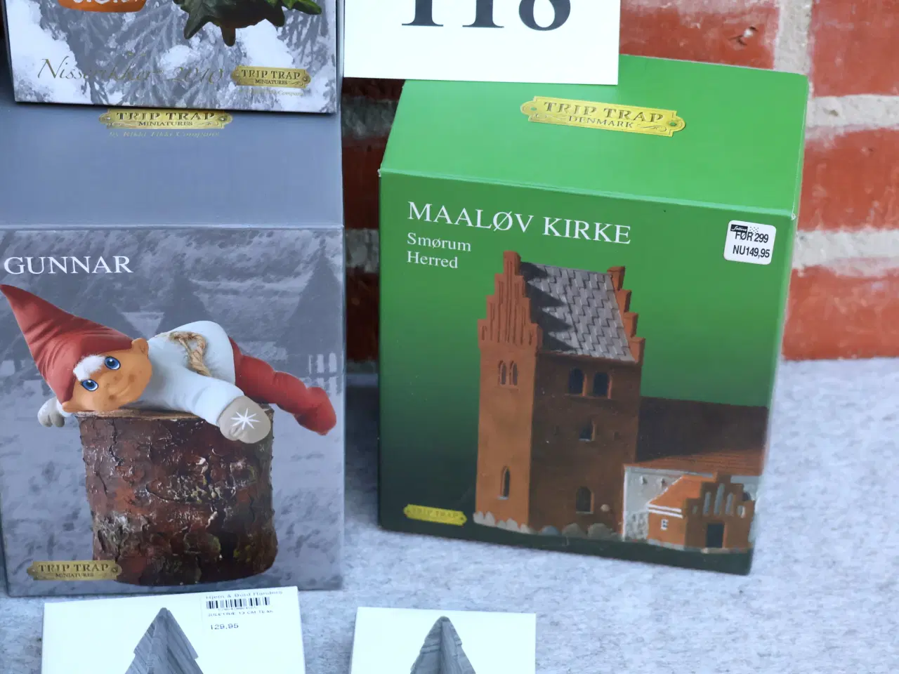 Billede 3 - 10 Stk Trip Trap, Klarborg nisser/træjuletræer m.m