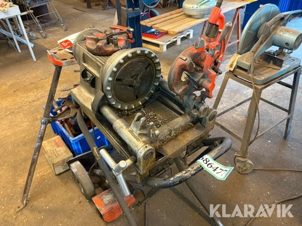 Billede 2 - Gevindskæremaskine Ridgid 300 compact 1233 - inklusiv diverse tilbehør