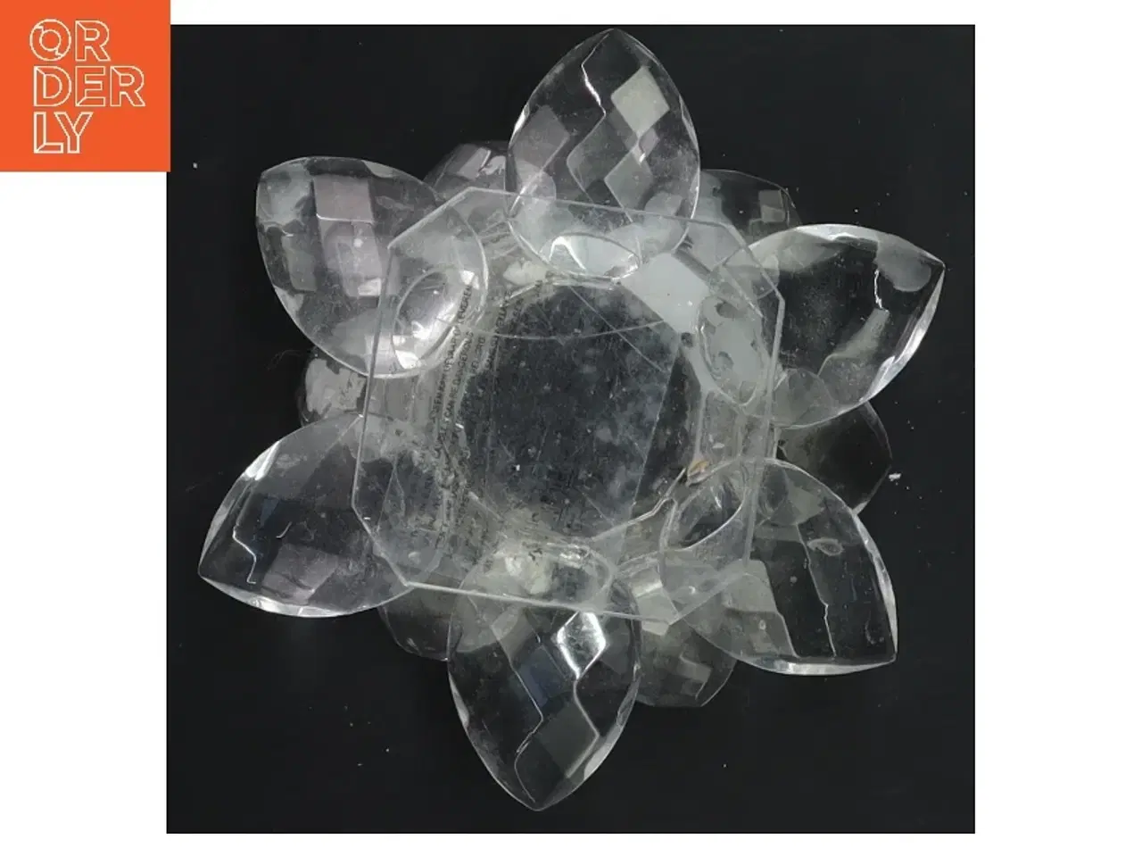 Billede 3 - Krystal blomsterlysestage (str. 12 cm)