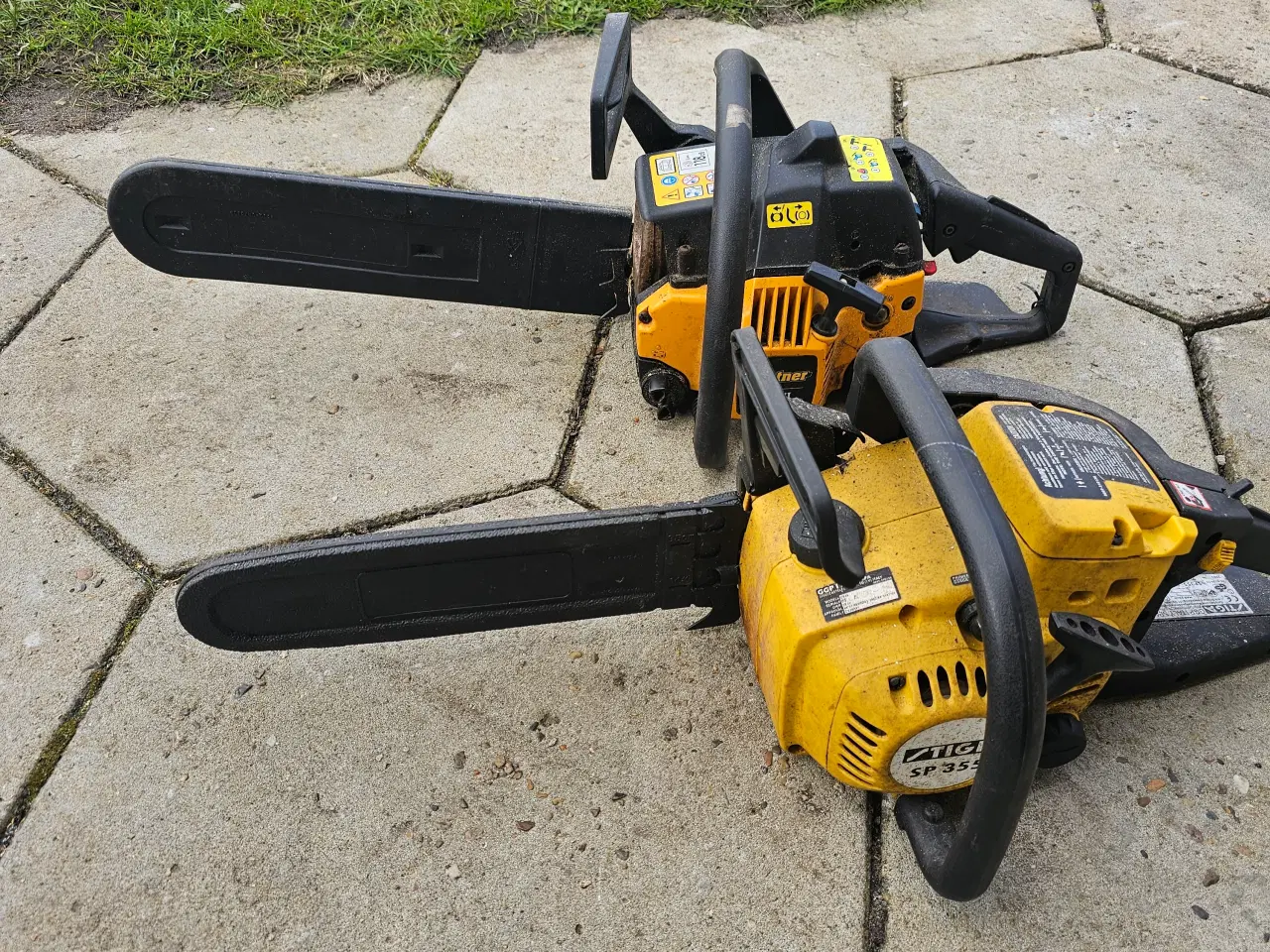 Billede 1 - 2 motorsav 2 plæneklipper 1 haveffræser