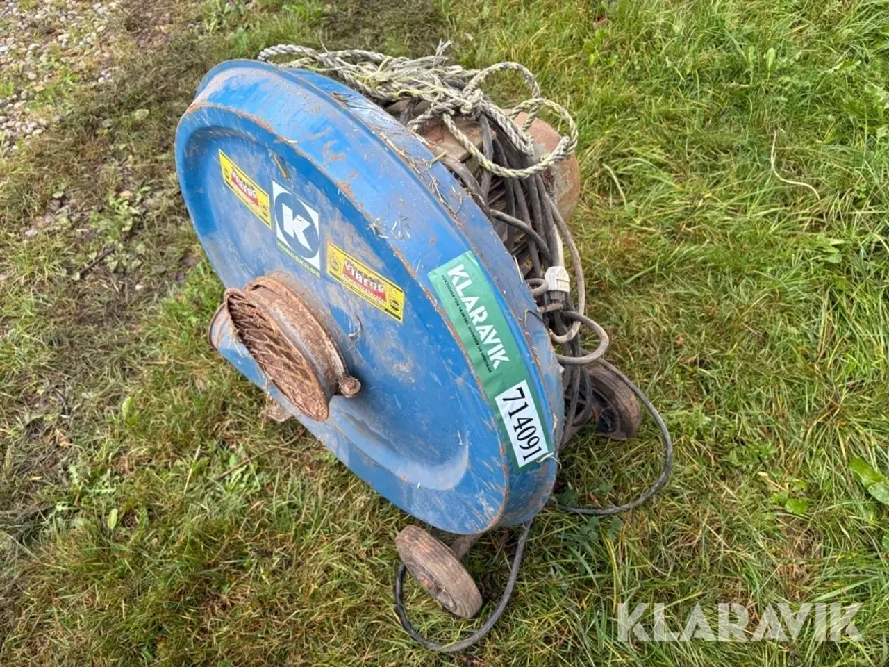 Billede 4 - Kornblæsere med rør Kongskilde TRL75 2 styk.