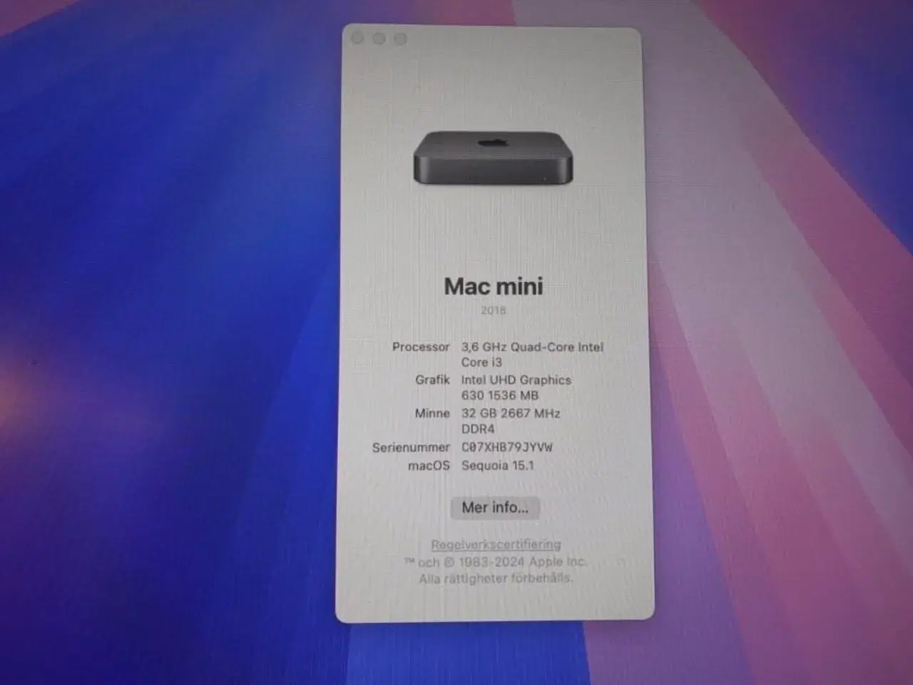 Billede 4 - Mac mini 2018 