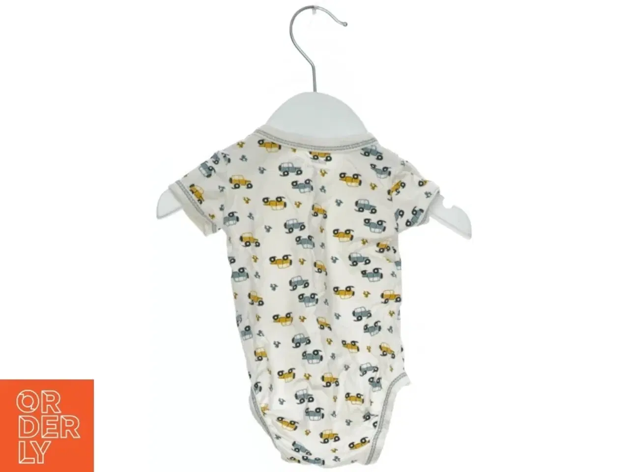 Billede 2 - Kortærmet bodystocking med biltryk fra BeKids (str. 50)