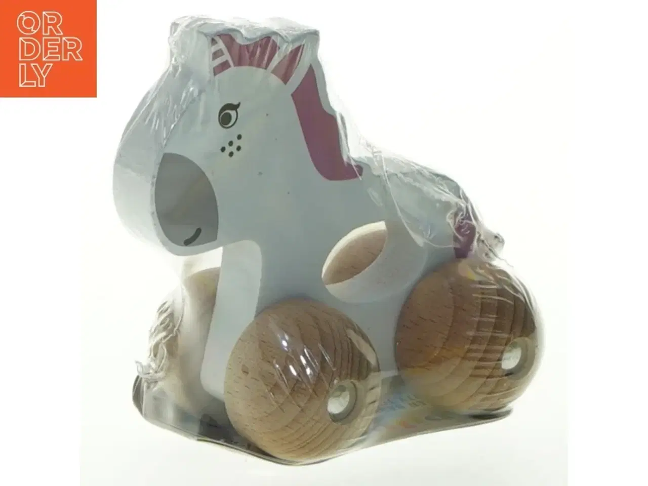 Billede 1 - Trælegetøjsbil i form af en zebra fra Tuv (str. 10x10,5 cm)