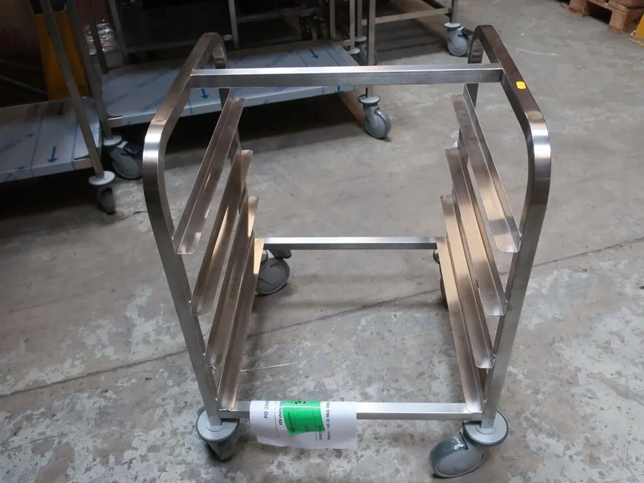 Billede 2 - Kurvevogn til 4 opvaskekurve 500x500 mm r/s