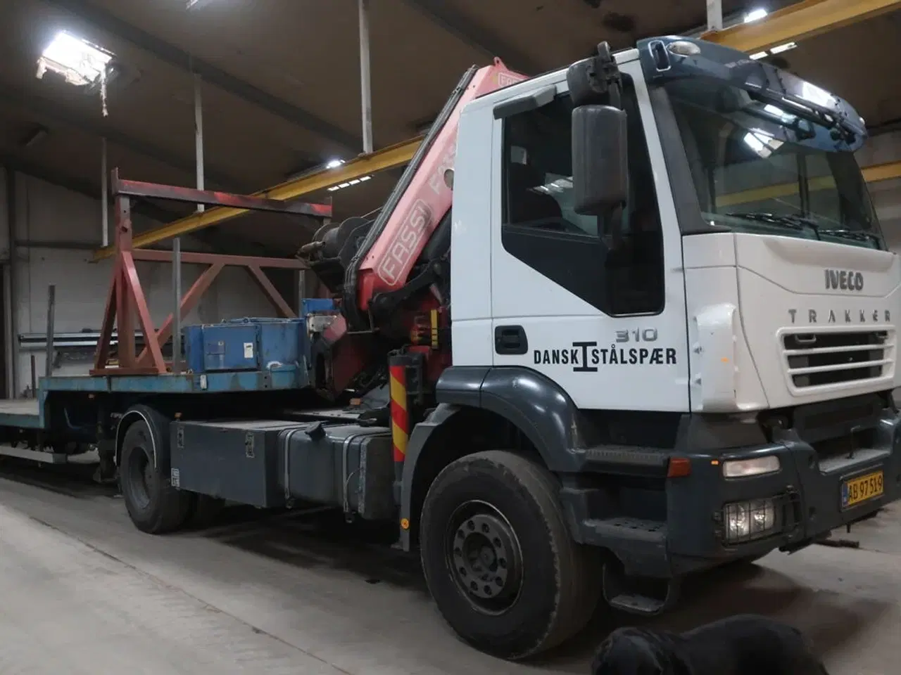Billede 6 - Lastbil IVECO Trakker Ad190t31 med anhænger, kran FASSI F235AXP26
