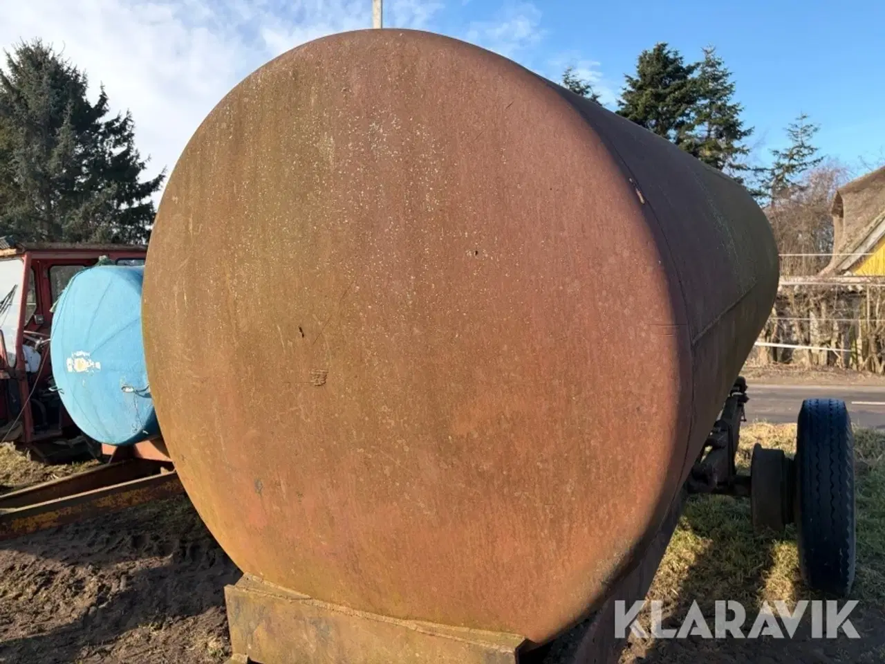 Billede 4 - Tank på kraftig enakslet trailer