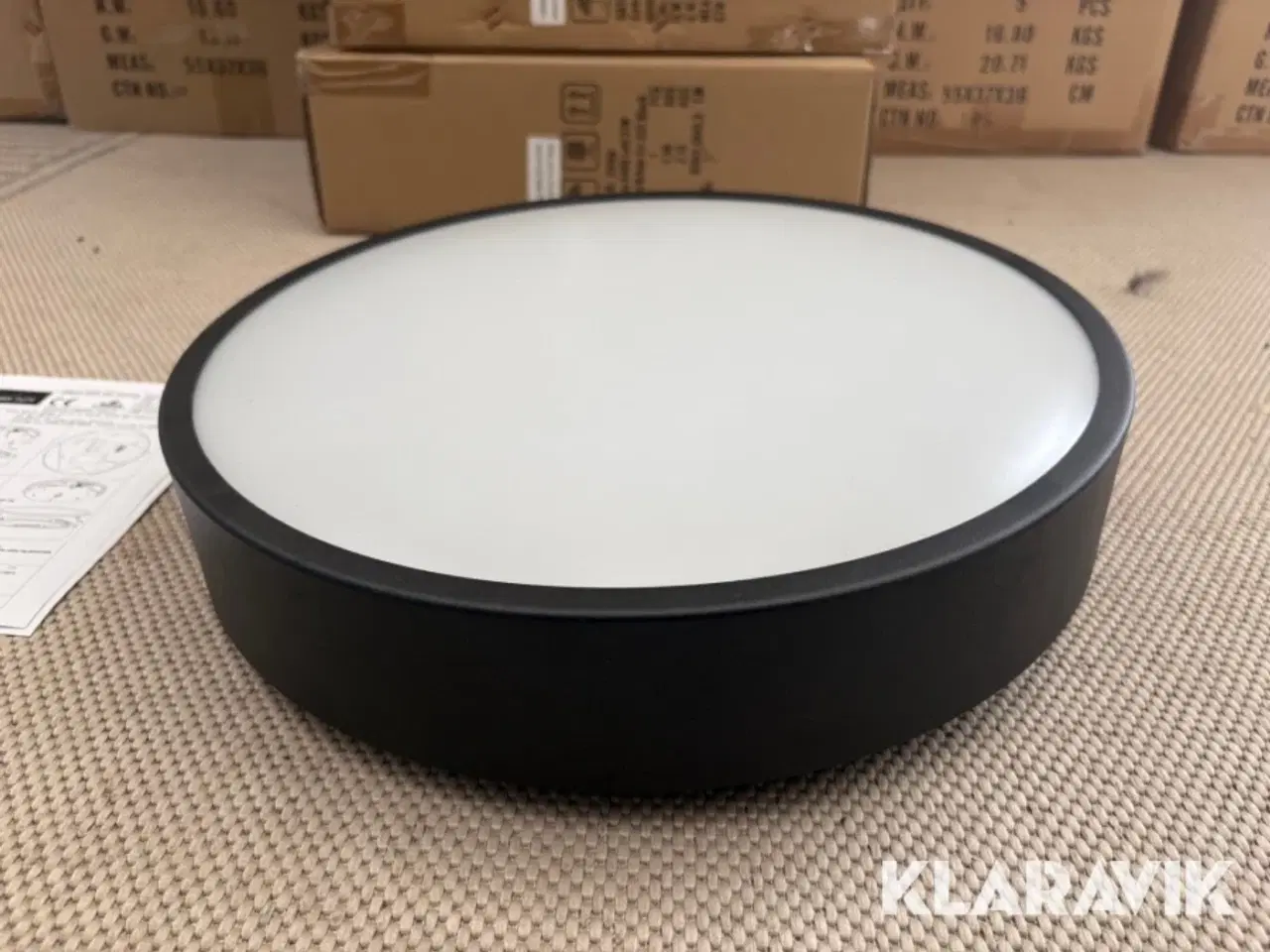 Billede 3 - Led lamper Solar Campus D400 Loft 27W Sensor/Driver Tri-cct Black 10 styk