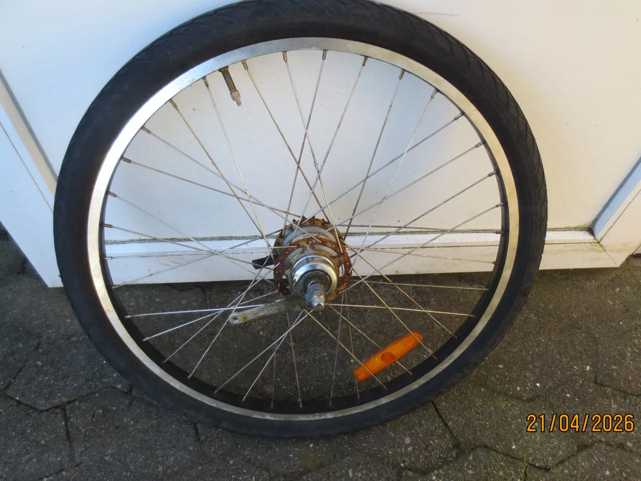 Billede 3 - 1 stk Baghjul 24 tommer med 7 gear