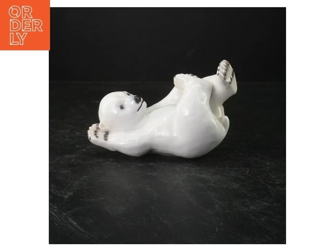 Billede 1 - Porcelænsfigur af isbjørn fra B&G (str. 17 x 10 x 10 cm)