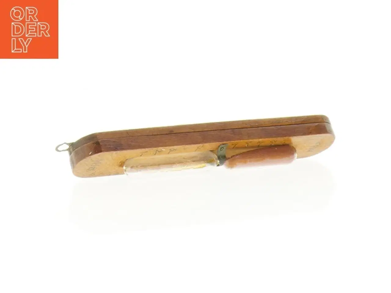 Billede 6 - Antikt Timeglas i træ (str. 17 x 3 cm)