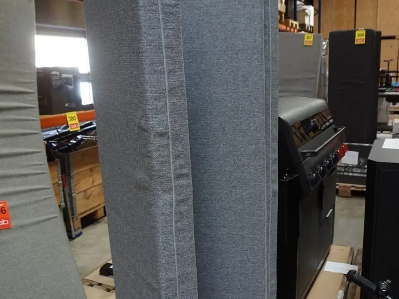 Billede 3 - Sleepy 3-delt foldemadras 150x180x12 cm Lysegrå