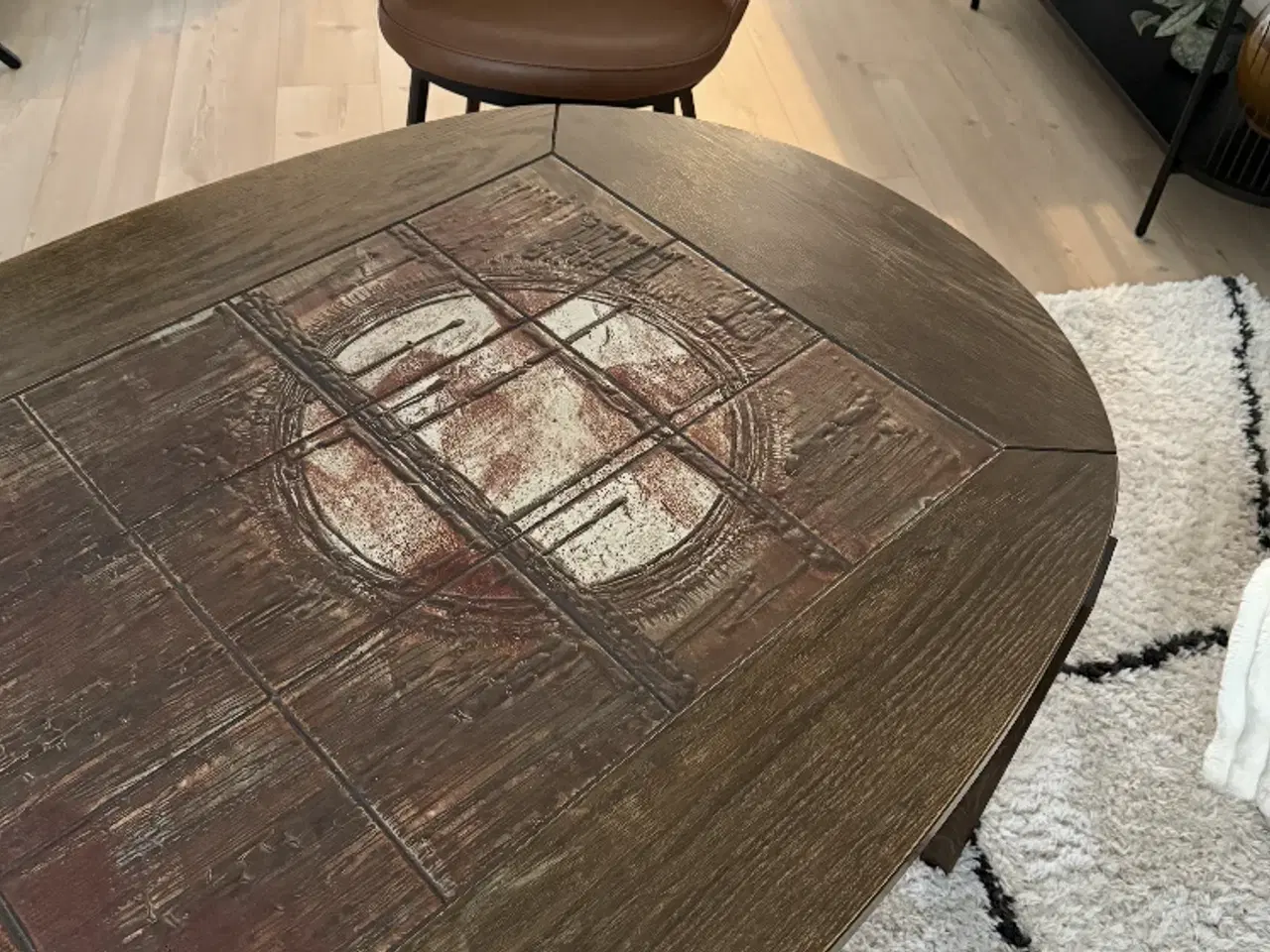 Billede 4 - Ox-art 76 sofabord - dansk design, oval teakramme