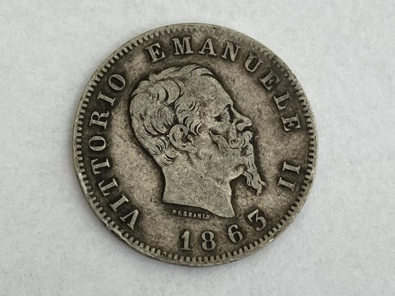 Billede 1 - 1 Lira Italy 1863