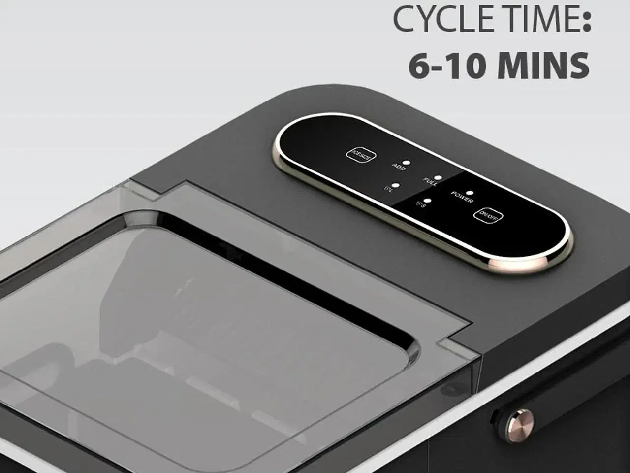 Billede 5 - Maestro MR-820 isterningmaskine – sort, touchstyring