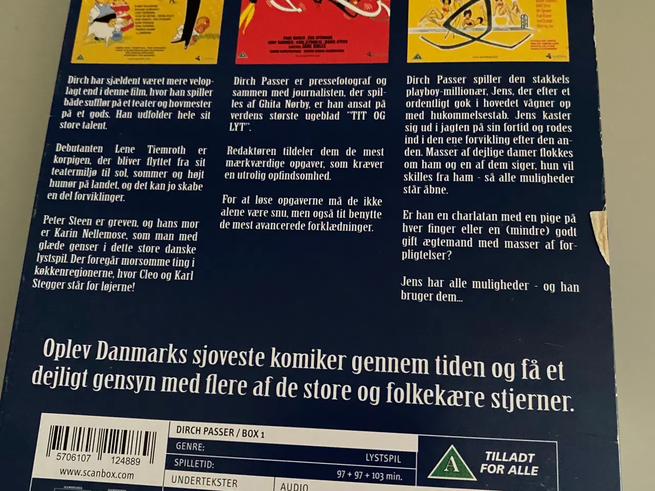Billede 2 - 3 stk dvd med Dirch Passer