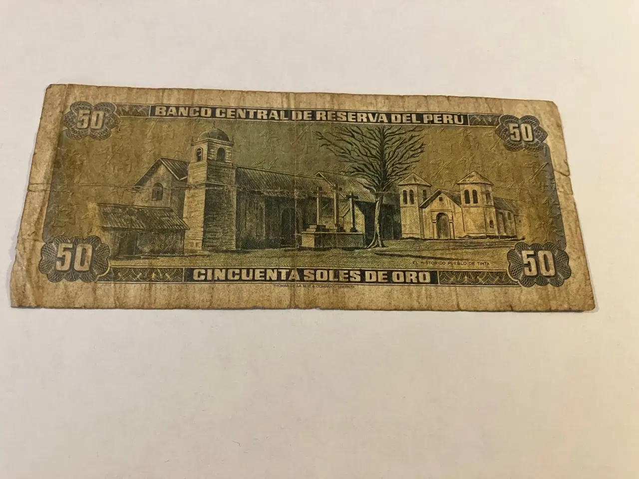 Billede 2 - 50 Soles De Oro Peru