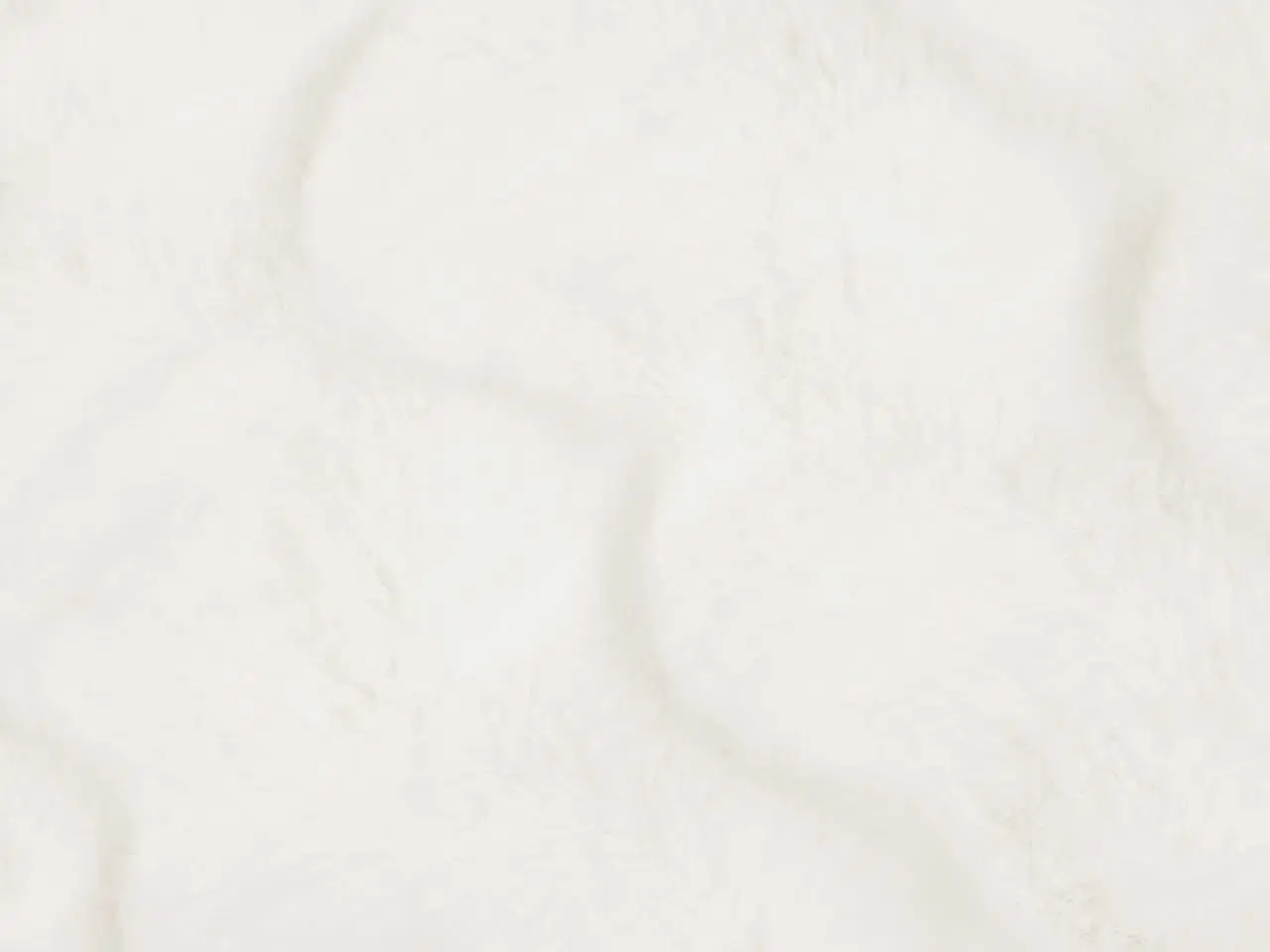 Billede 9 - Faux Kanin Pels Tæppe Hvid 130 x 150 cm Polyester