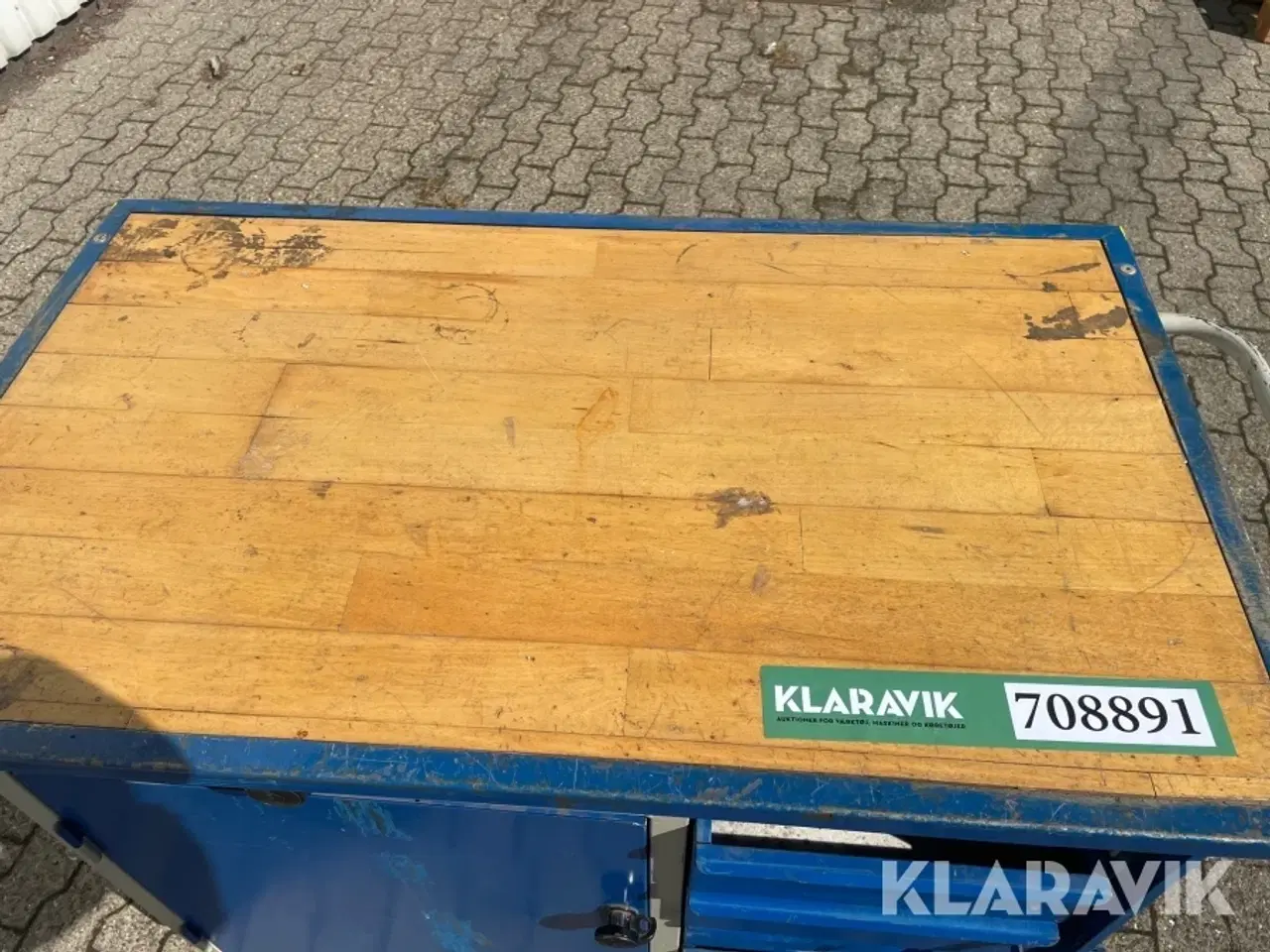 Billede 10 - Arbejdsbord Bilka på hjul