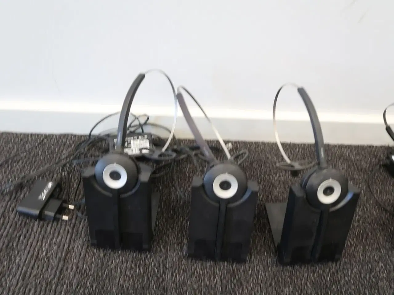 Billede 2 - 3 stk. Jabra WHB003 + diverse headsets