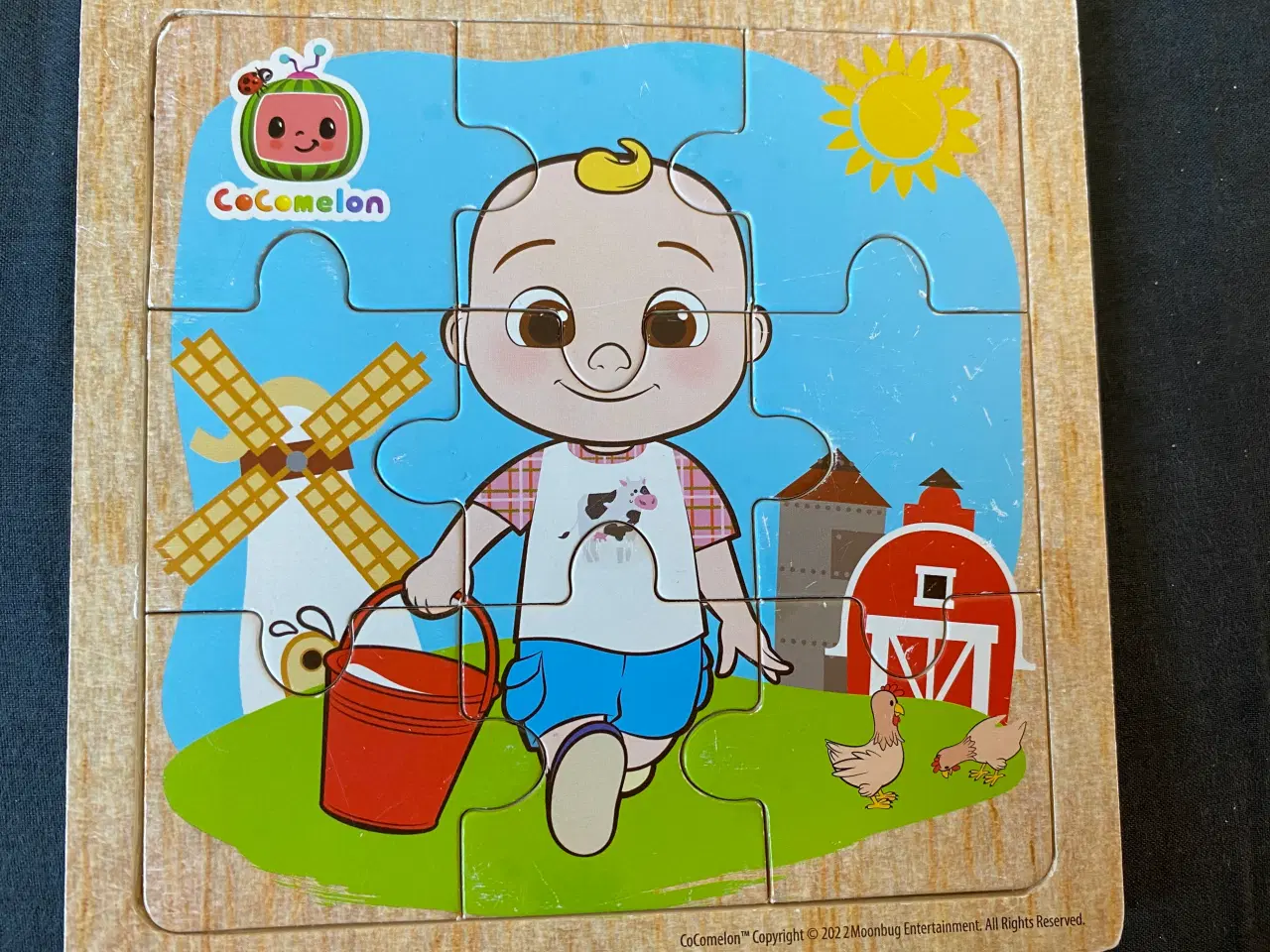Billede 2 - Cocomelon puslespil med 9 brikker 