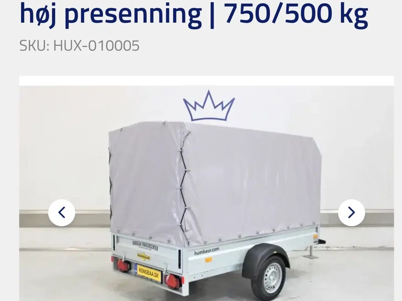 Billede 1 - Trailer Humbaur HA752514