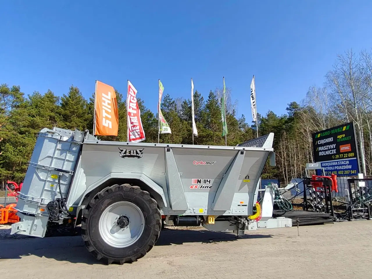 Billede 11 - N-114 ZEUS GØDNINGSSPREDER HELT NY!!