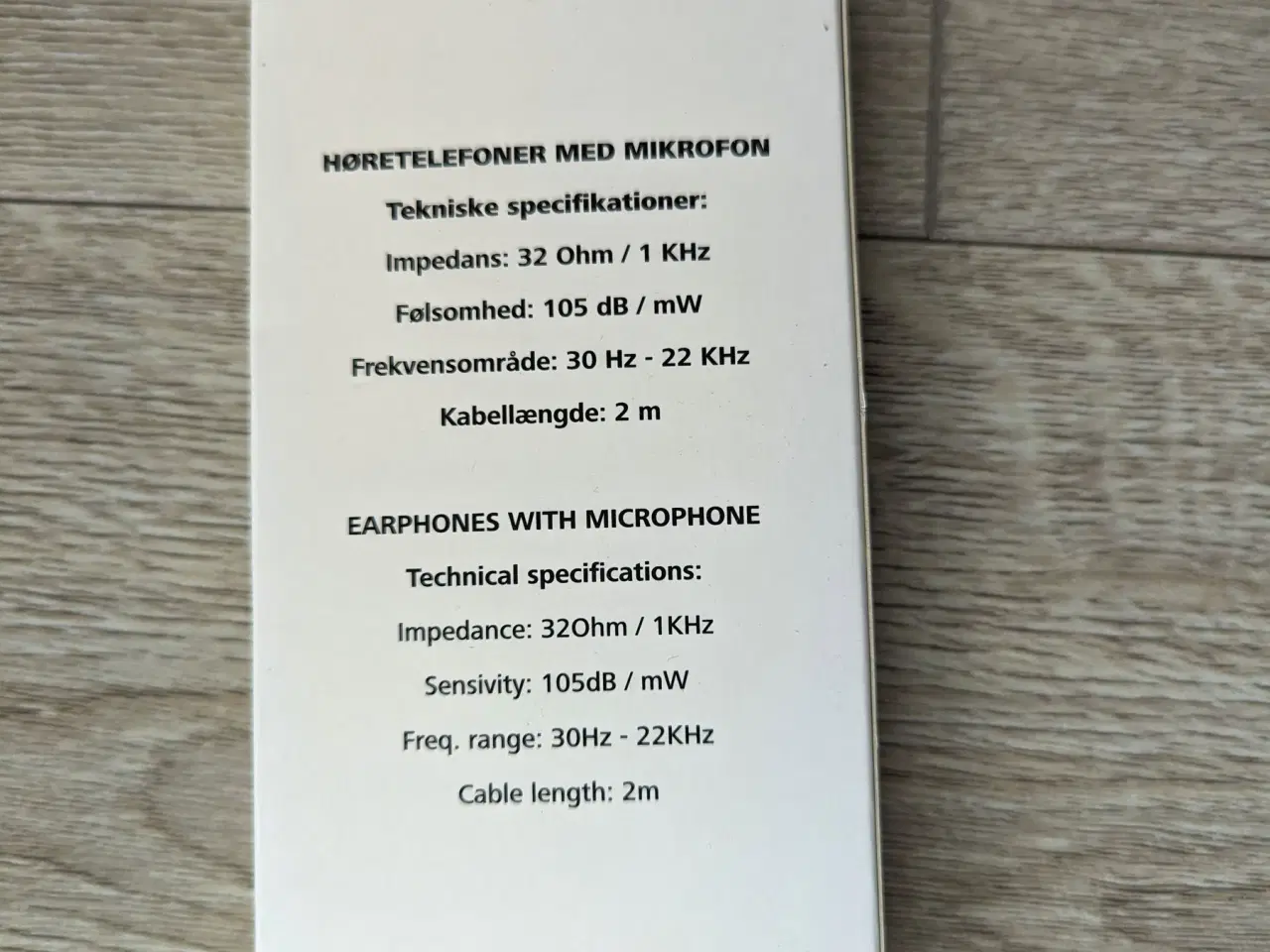 Billede 2 - Høretelefoner med mikrofon til iphone smartphone *