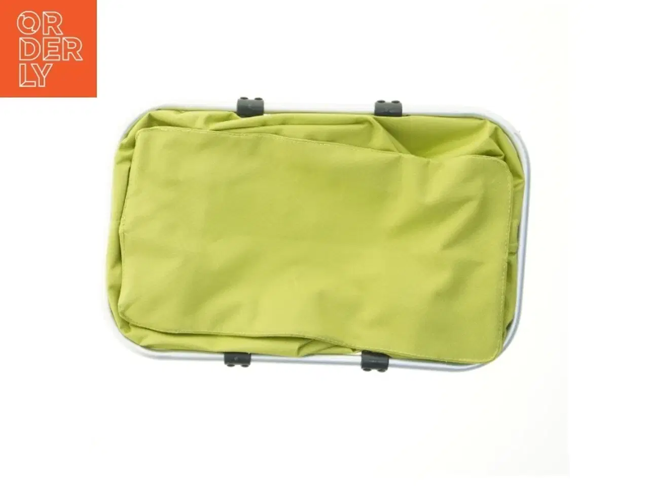 Billede 2 - Grøn indkøbskurv med foldbart design (str. 46,5x29 cm)