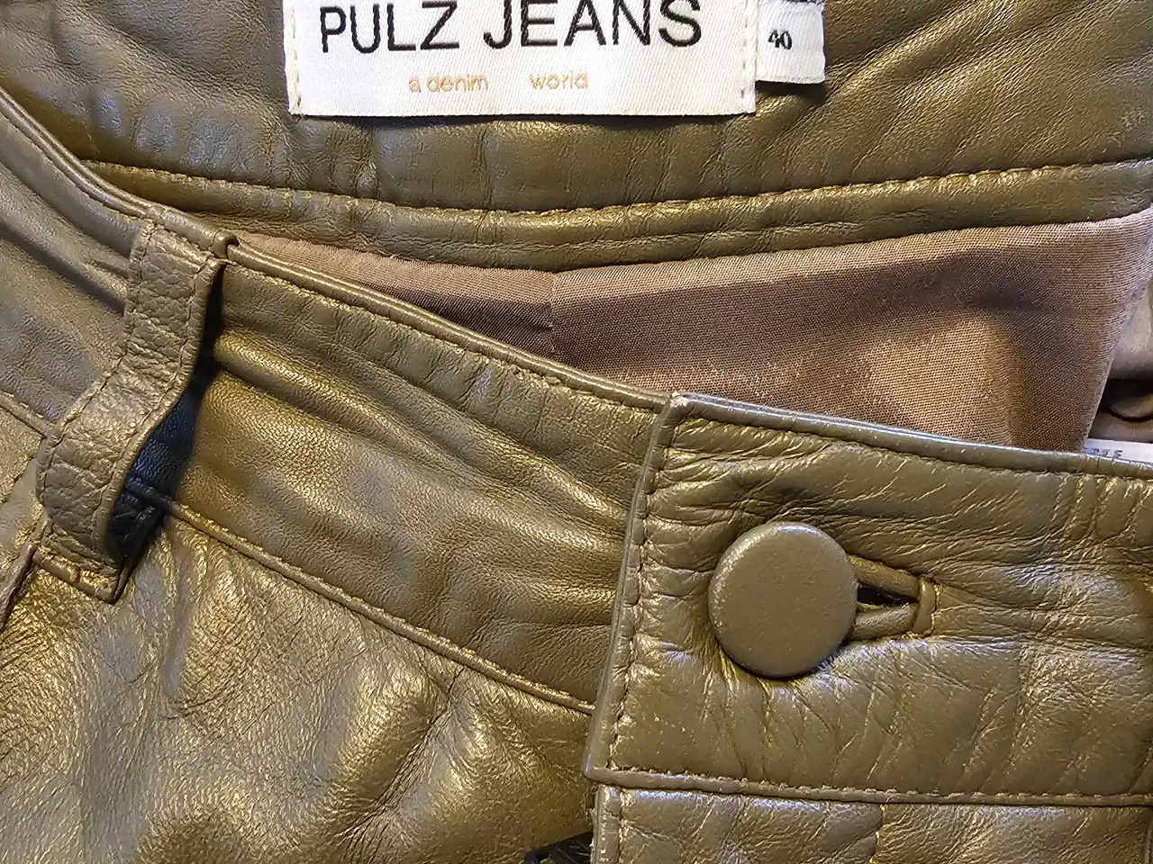 Billede 4 - Skindbukser fra Puls Jeans 