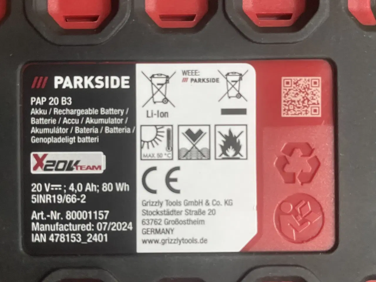 Billede 2 - Vinkesliber ny med baterri